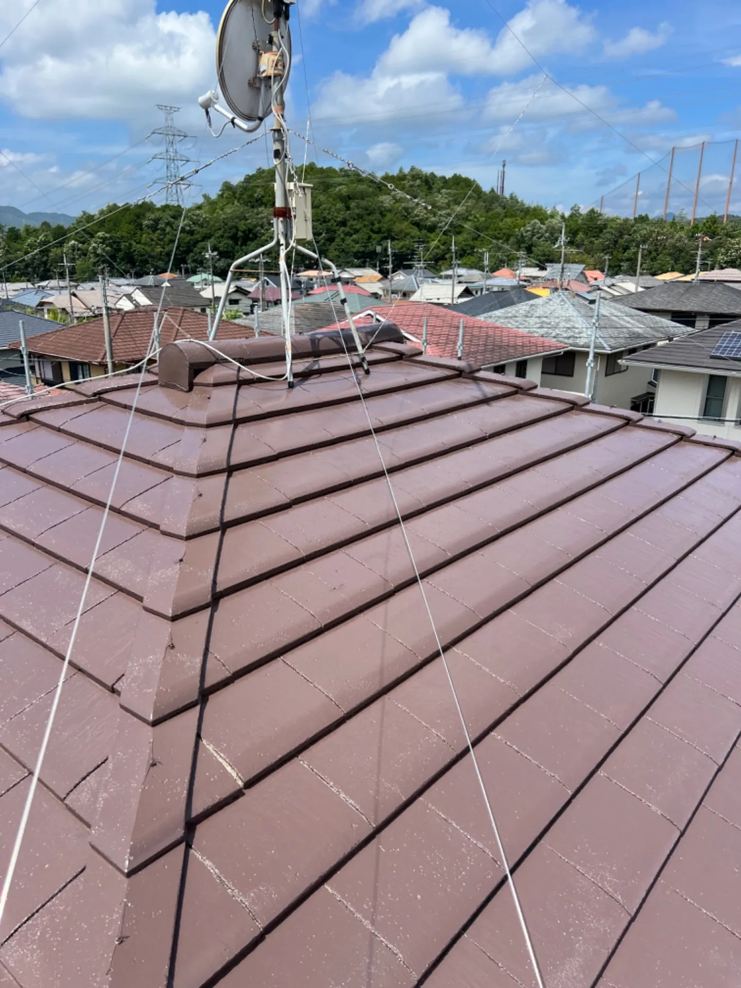 【屋根塗装】川西市 K様邸 洋瓦塗装